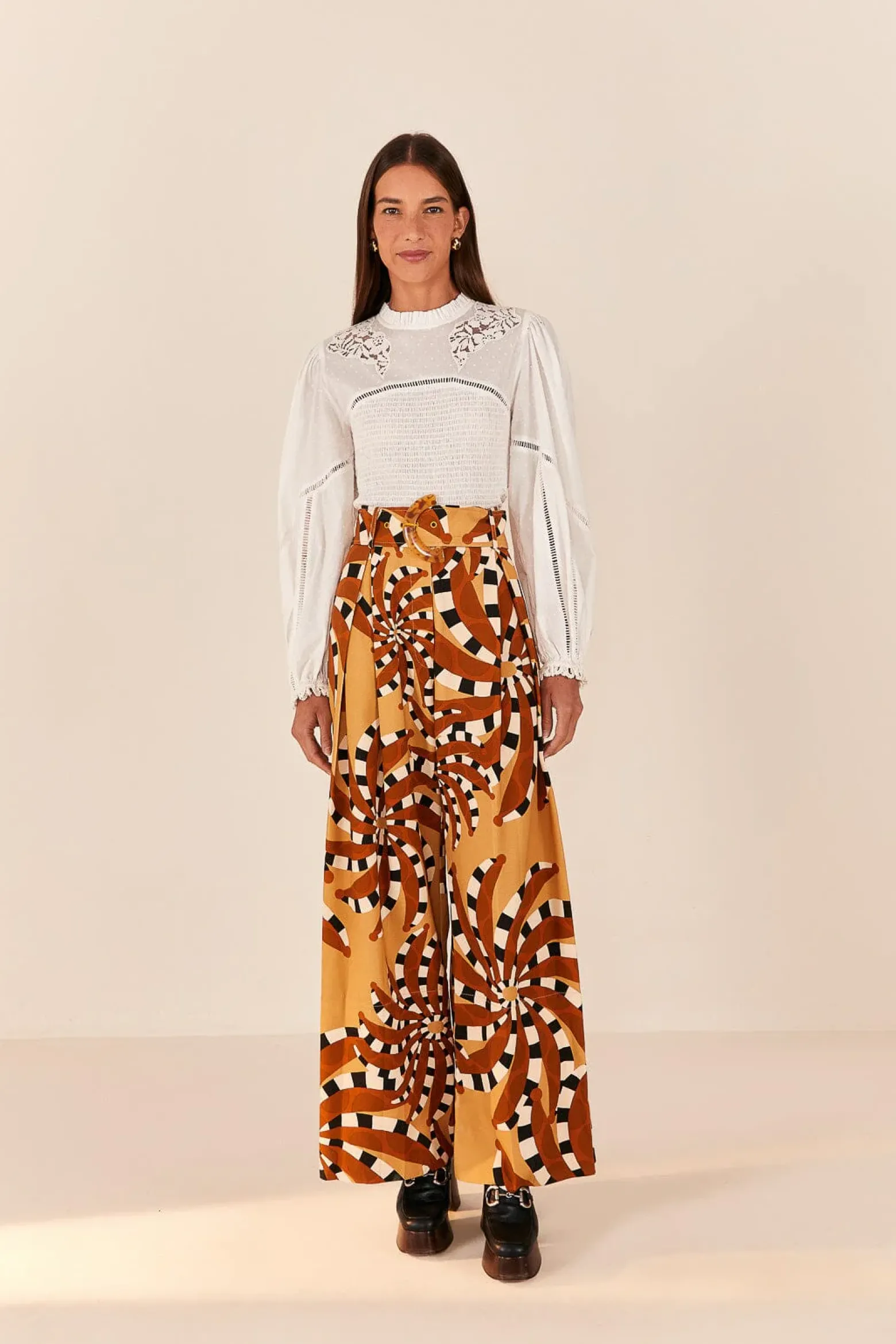 BEIGE BANANADA TAILORED PANTS