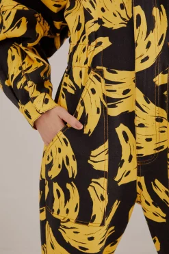  BLACK BOSSA BANANA JUMPSUIT