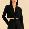 BLACK CUT OUT BLAZER
