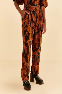 BLACK GIRAFFES PANTS