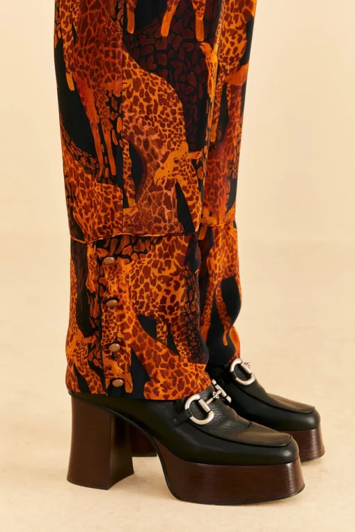  BLACK GIRAFFES PANTS