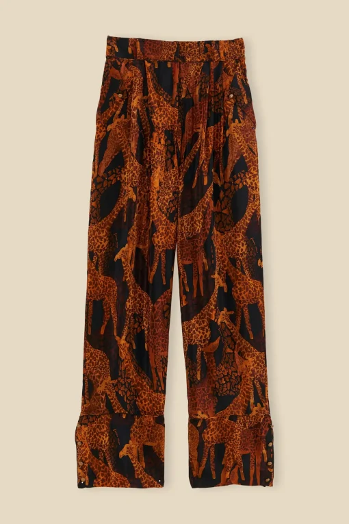  BLACK GIRAFFES PANTS
