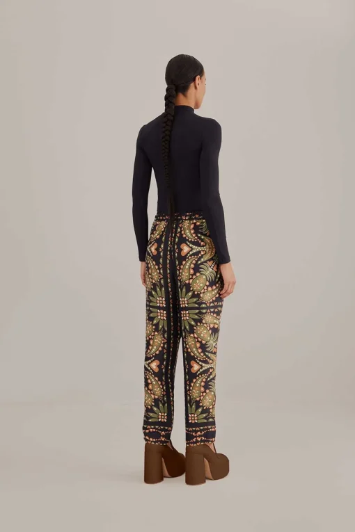  BLACK MARTINA SCARF PANTS