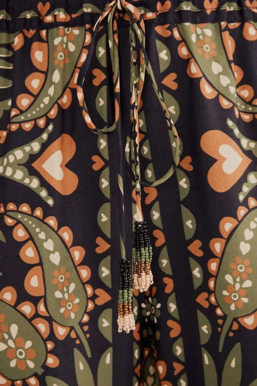  BLACK MARTINA SCARF PANTS