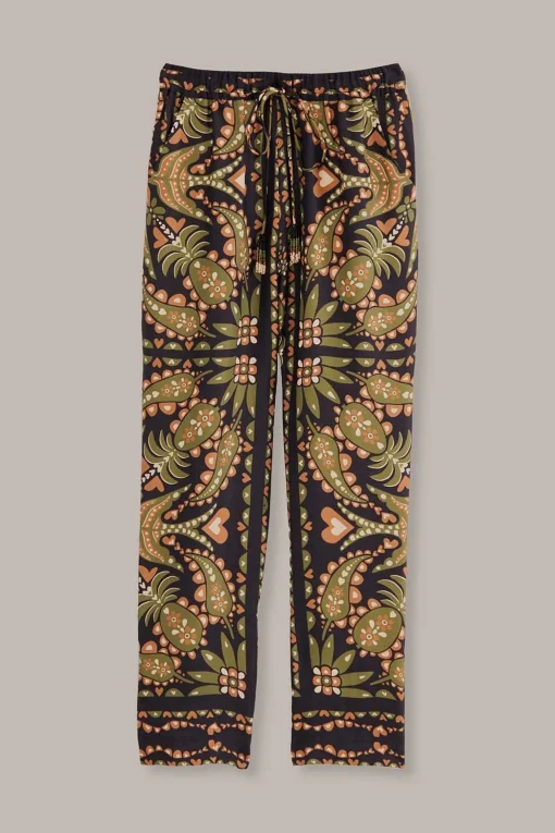  BLACK MARTINA SCARF PANTS