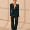  BLACK MIRROR EMBROIDERED JUMPSUIT