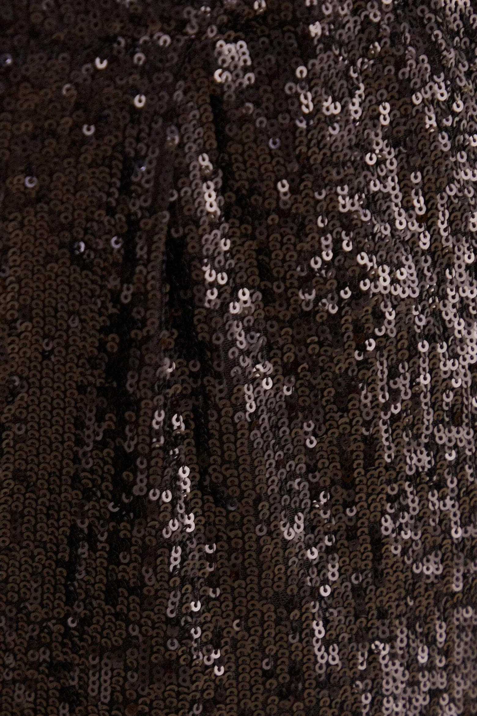 BLACK SEQUIN PAJAMA PANTS