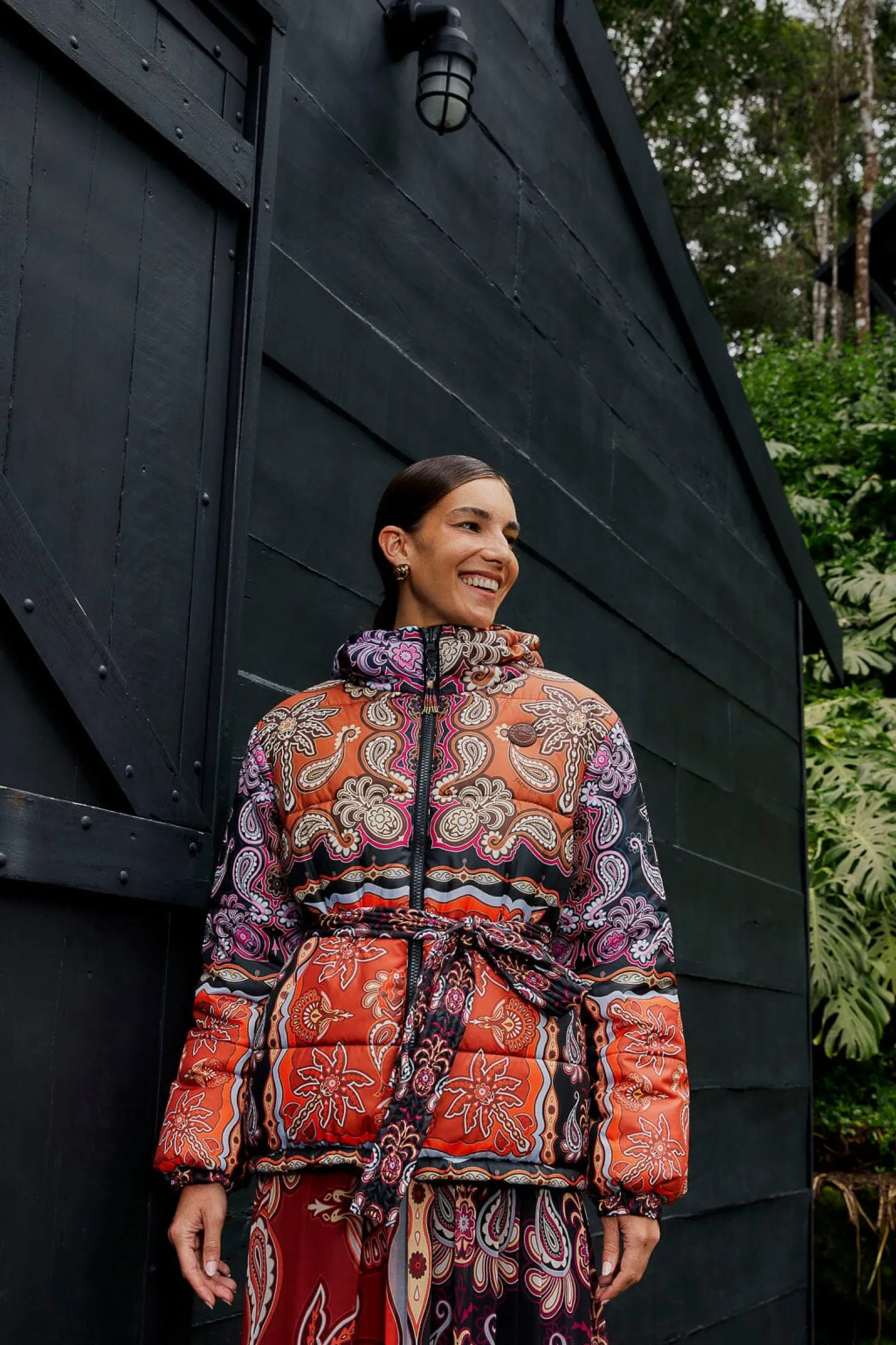 BLACK SWEET MERMAIDS REVERSIBLE PUFFER JACKET