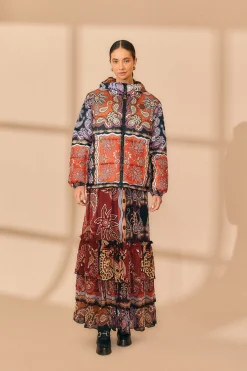 BLACK SWEET MERMAIDS REVERSIBLE PUFFER JACKET