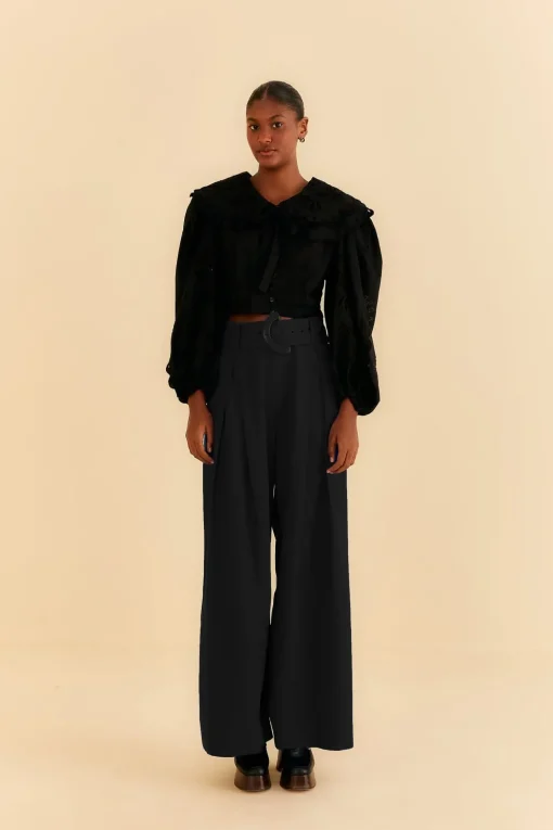  BLACK TAILORED PANTS