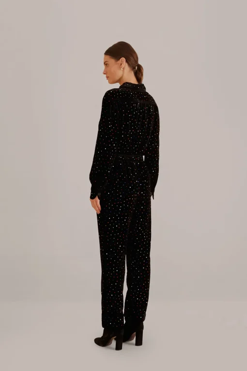  BLACK VELVET PANTS