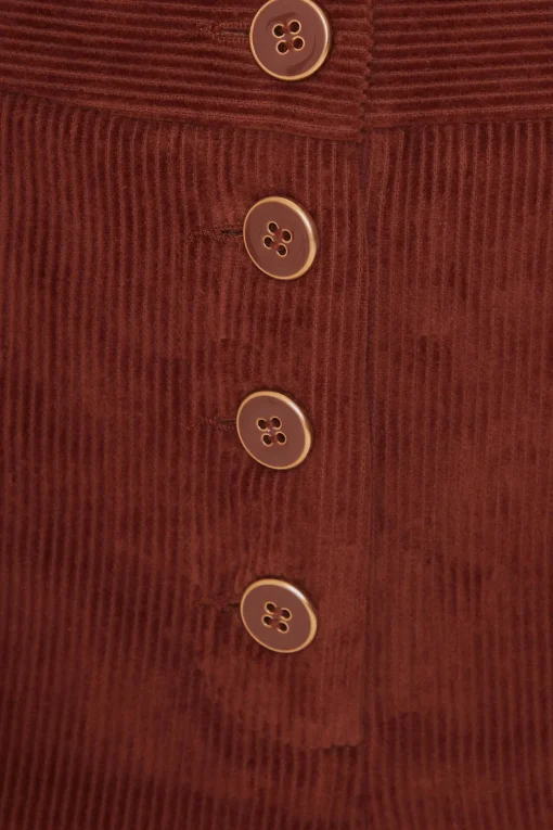  BROWN FLARE PANTS