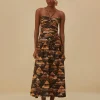  BROWN SHUHU MAXI DRESS SLEEVELESS