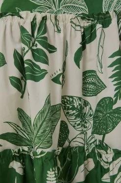  FOREST SOUL MIX MIDI DRESS