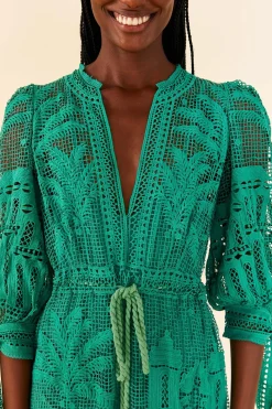  GREEN MORADA BOA GUIPURE DRESS