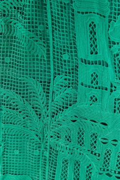  GREEN MORADA BOA GUIPURE DRESS