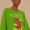  GREEN THE EYE OF THE FOREST ORGANIC COTTON T-SHIRT