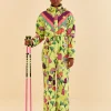  LIME GREEN NEW MUSHROOM SKI JUMPSUIT