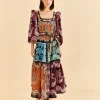  MULTICOLOR SWEET MERMAIDS MIDI DRESS