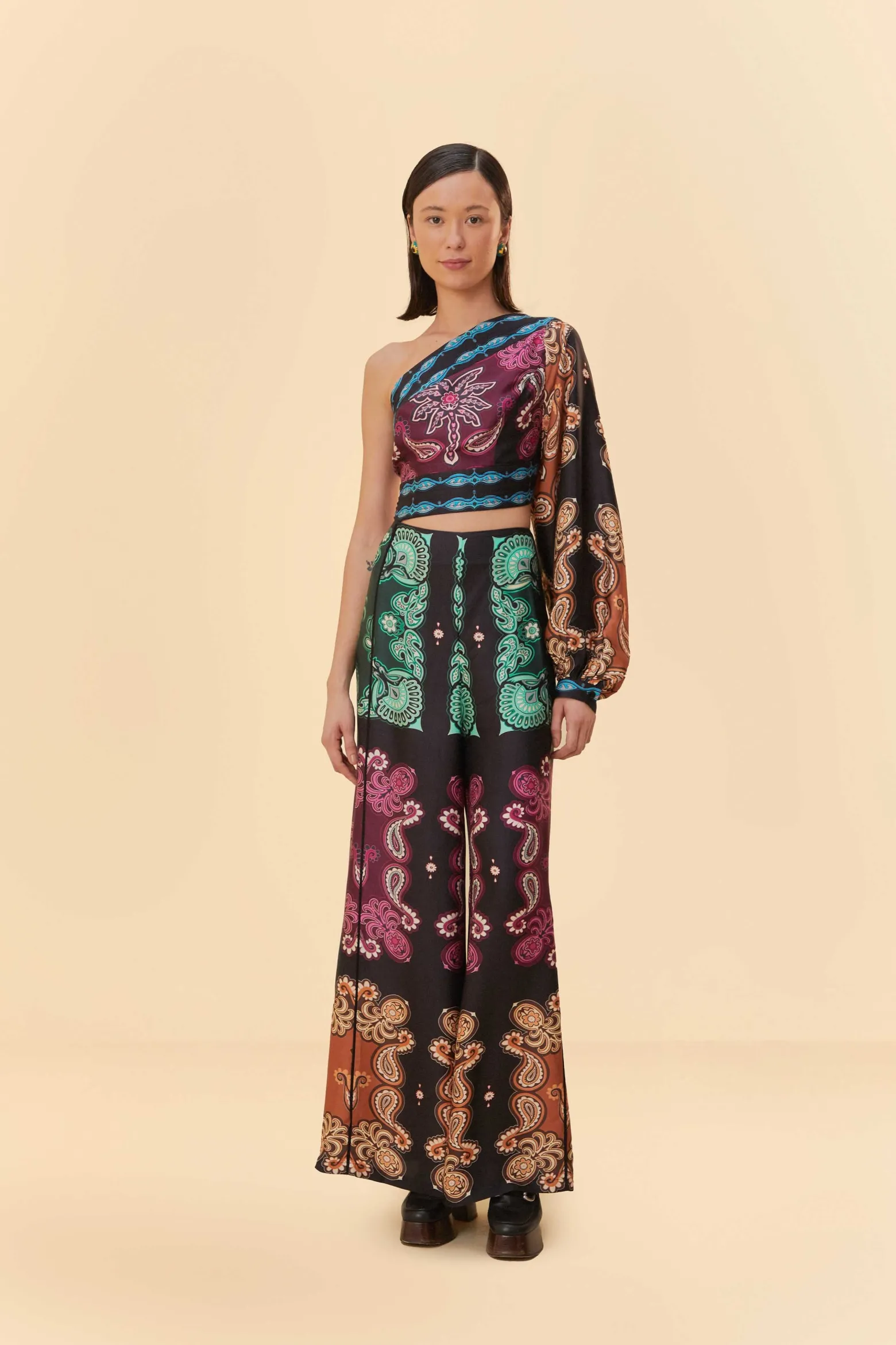 MULTICOLOR SWEET MERMAIDS ASYMMETRIC JUMPSUIT