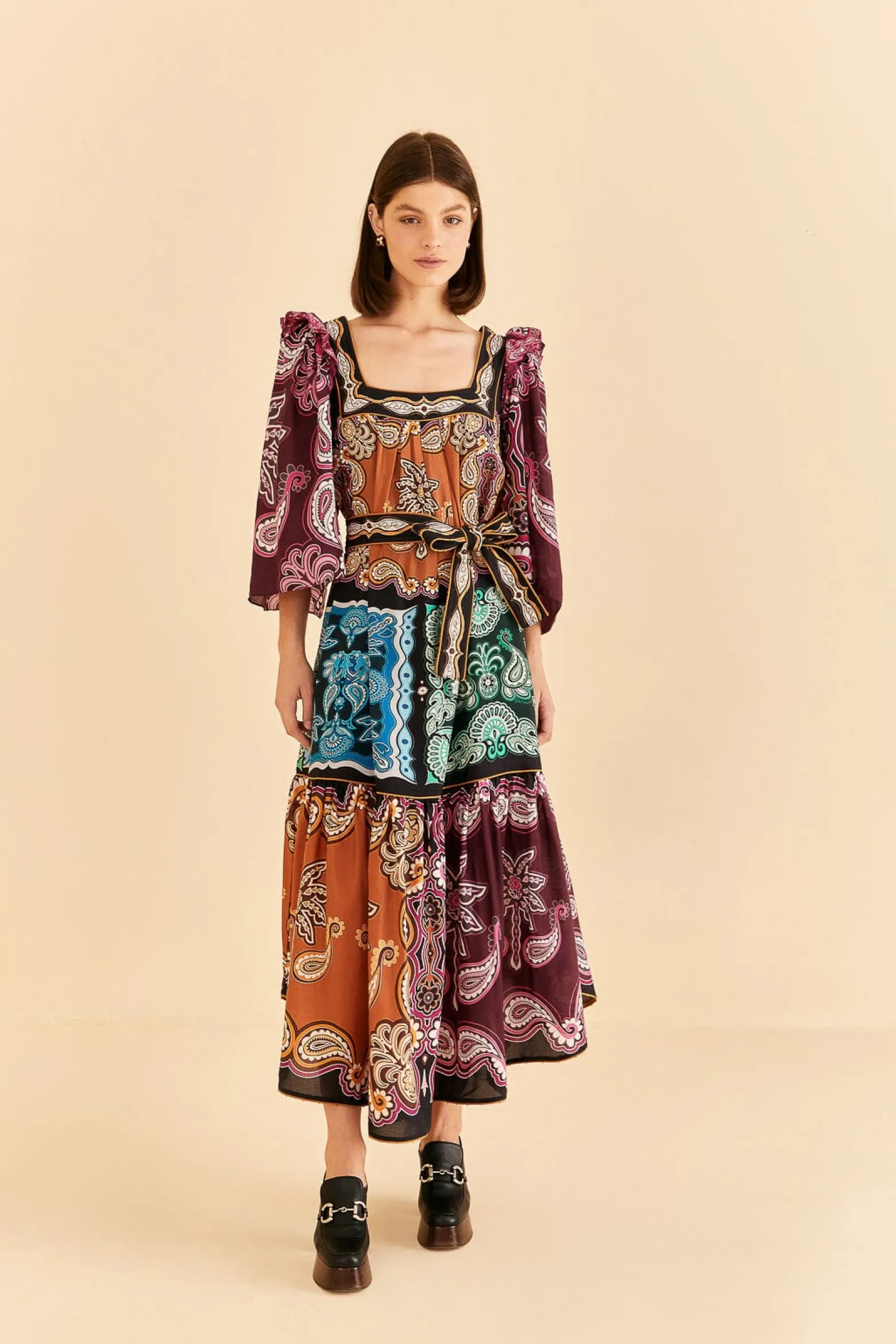 MULTICOLOR SWEET MERMAIDS MIDI DRESS