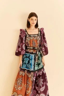 MULTICOLOR SWEET MERMAIDS MIDI DRESS