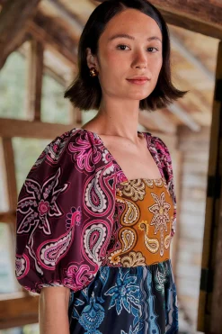 MULTICOLOR SWEET MERMAIDS SHORT SLEEVE MINI DRESS