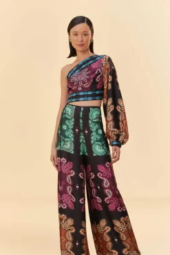 MULTICOLOR SWEET MERMAIDS ASYMMETRIC JUMPSUIT