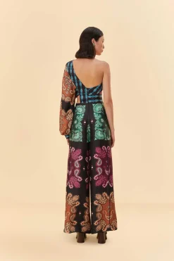 MULTICOLOR SWEET MERMAIDS ASYMMETRIC JUMPSUIT