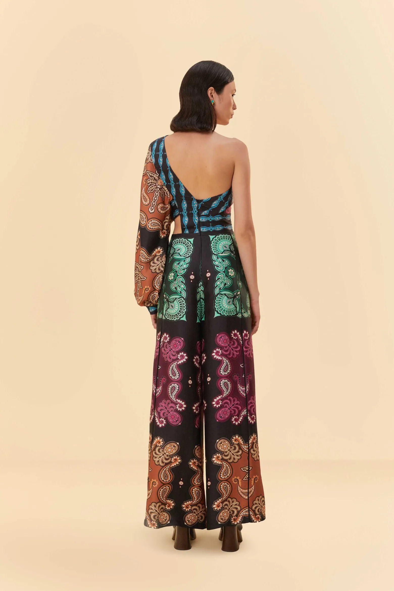 MULTICOLOR SWEET MERMAIDS ASYMMETRIC JUMPSUIT