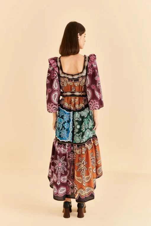  MULTICOLOR SWEET MERMAIDS MIDI DRESS