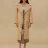  POCKETS OVER NUDE TRENCH COAT