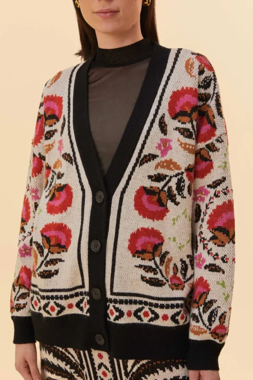  SAND PALMS PARADISE KNIT CARDIGAN
