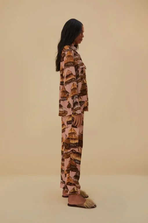  SHUHU BEIGE CARGO PANTS