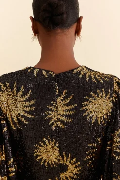 SUNNY MOOD SEQUIN MINI DRESS