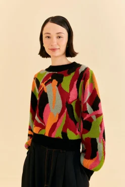 THE MULTICOLOR DANCE KNIT SWEATER