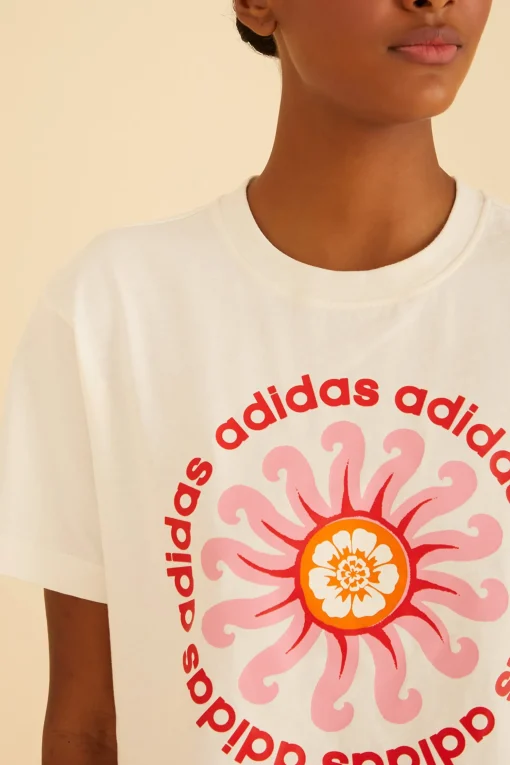  WHITE ADIDAS FARM GFX TEE