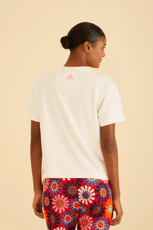  WHITE ADIDAS FARM GFX TEE