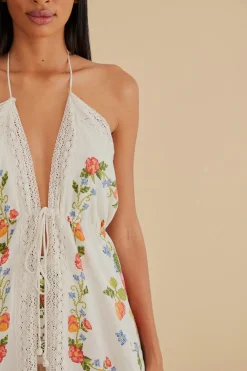  WHITE BANANA VITAMIN LACE COVER UP