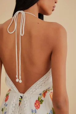 WHITE BANANA VITAMIN LACE COVER UP